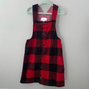 Corduroy Plaid Jumper 5 yrs old